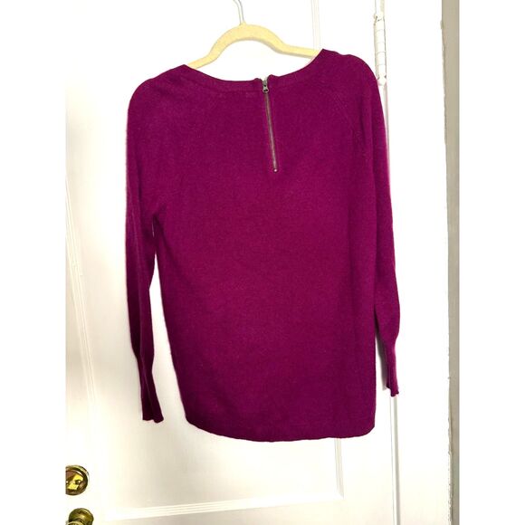 Halogen 100% Cashmere Purple Sweater - Picture 2 of 5